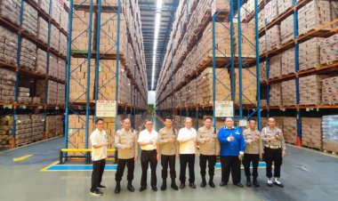 Kunjungan Kapolresta Tangerang di PT. Torabika Eka Semesta Ground II,  Jl. Raya Serang Km. 12 Desa Bitung Jaya Kec. Cikupa Kab. Tangerang