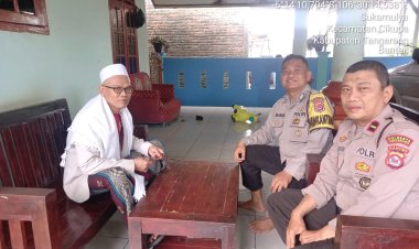 Laksanakan Rukun Ulama Umaro, Ipda Purwantoro Kanit PatroLi Polsek Cikupa Ajak Tokoh Agama Jaga Kamtibmas