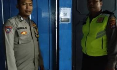 Bripka Noprizal Dwi Farizky melaksanakan Giat Patroli Barcode Di Wilkum Polsek Cikupa