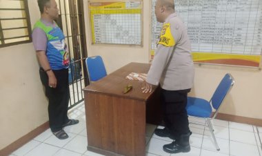 Pawas Ipda Udi Muhdi Tangerang kontrol polsek Cikupa dan tahanan, Situasi aman terkendali