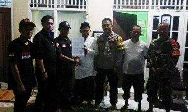 Bhabinkamtibmas bersama Babinsa Sukanagara Dampingi Kepala Desa Selesaikan Problem Solving Warga Binaannya