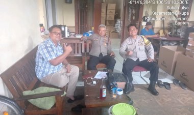 Bripka Anwarudin Bhabinkamtibmas Kel.SukamuLya, Sambang Tokoh Pemuda, Terciptanya Sinergitas Dengan Warga Masyarakat