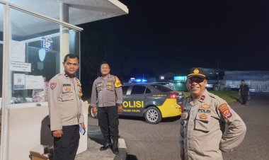 IPDA AGUS LILI. S Pimpin Kegiatan Patroli Ops Cipkon Personil Polsek Cikupa di Darkum Polsek Cikupa