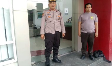 Personel Polsek Cikupa Melaksanakan Kegiatan Patroli Barcode, Di Kantor Pemasaran Kawasan Tunas Bitung Pastikan Jaga Kamtibmas