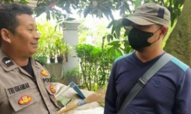 Ngobrol Serap Aspirasi Bersama warga Melalui Program Polisi RW, oleh Bhabinkamtibmas Polsek Cikupa