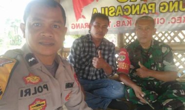 Aipda Budiansyah Angota SABHARA  Polsek Cikupa, Rutin Polisi RW Gelar Giat Sambang Serap Aspirasi Terkait kamtibmas
