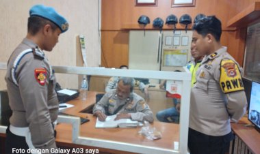 Piket Provos Lakukan Pengecekan Kesiapsiagaan Polsek Cikupa