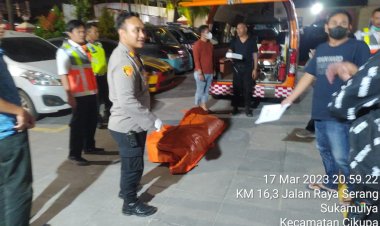 Telah Di Temukan Barang, Di Duga Terkait Tindak Pidana Pembunuhan Di Jalan Tol Tangerang Merak KM 33