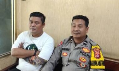 BRIPTU RISKY RAMDHANI ANGGOTA POLSEK Cikupa, KUNJUNGAN - POLISI RW Ke Bitung Jaya Kec. Cikupa Tangerang.