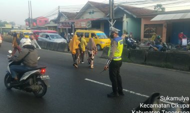 Pengawasan dan pengecekan personil strong Poin Pertigaan Kolumbus (pt. Cingluh), Depan komando dan Pertigaan Kecamatan Lama
