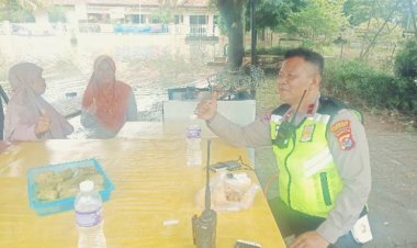 KUNJUNGAN POLISI RW, IPDA UDI MUHDI KANIT LANTAS POLSEK CIKUPA Ke DS. Pasir Jaya Kec. Cikupa Tangerang