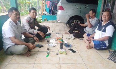 AIPDA ASEP KUSHERI, POLISI RW Kunjungi Ketua RW Kel. Bojong Cikupa Tangerang.