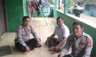 POLISI RW, Aiptu Sapudin Panit Lantas Polsek Cikupa Sambang Ke Desa Bojong Cikupa
