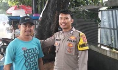 BRIPKA NOVRIZAL DWI FARIZKY , Giat Polisi RW di Kelurahan Pasir Gadung Cikupa.