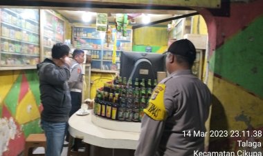 Kanit Intel IPDA Mahdi, SH Pimpin Kegiatan Ops Cipkon di Darkum Polsek Cikupa.