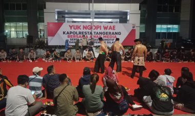 Kapolsek Cikupa AKP IMAM WAHYU PRAMONO, S. IK, Hadiri Gelar YUK NGOPI WAE Bersama Kapolresta Tangerang