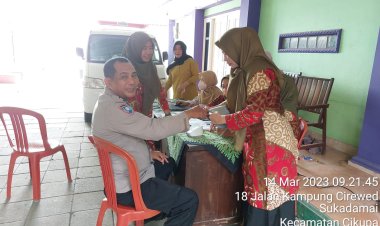 Personil Polsek Cikupa Bhabinkamtibmas Aiptu Mukhsodin Sambang Ke Ibu Dede Kader PKK Desa Sukadamai,Tetap Selalu Jalin Silaturahmi Dan Selalu Bermitra 