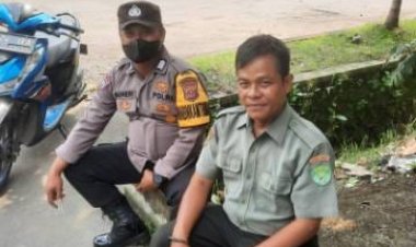 BRIPKA SUHERI WIJAYA, S.H.   ANGGOTA SABHARA POLSEK   POLSEK CIKUPA,Laksanakan Rutinitas Kunjungan Polisi RW Kel. TALAGA kec. Cikupa