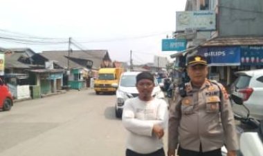 IPDA PURWANTORO Kunjungan Polisi RW Bersama Tokoh Desa Pasir Gadung