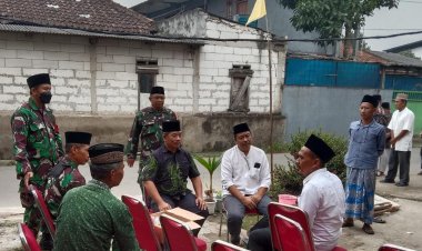 Danramil 05/Balaraja, Takziah Ke Almarhum Serda Purnawirawan H. Sahib Binti Hj Rahamah