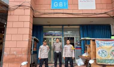 Kegiatan Pengamanan Ibadah Minggu pada Rumah Ibadah (Umat Kristiani) di Daerah Hukum Polsek Cikupa