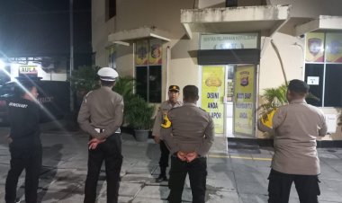 Pawas Ipda Agus Lili S Kapolsubsektor Cikupamas Pimpin Apel Ops Cipkon Malam Dimako Polsek Cikupa Polresta Tangerang