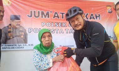 Giat Jumat Berkah Kapolsek Cisoka Polresta Tangerang Polda Banten