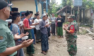 Rutin Jum’at Berkah Berbagi Dan Peduli Kepada Santri Oleh Koramil 05/Balaraja