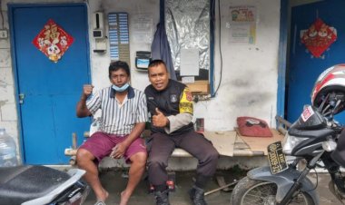 Bripka Dede Andri Nurrohman  Laksankan Patroli Preventif Dan Sambang DDS, Bhabinkamtibmas Polsek Panongan Titipkan Pesan Kamtibmas