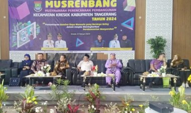 H. Ace Kurniawan S Ip, MM : Tegaskan Musrenbang Kecamatan Kresek 2023 Tekankan,"Pemantapan SDM Yang Kompetitif Dan Berdaya Saing