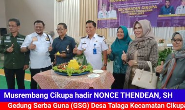 Dewan Davil V Nonce Thendean SH, Hadiri Musrembang Kecamatan Cikupa Di GSG Desa Talaga