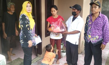80 Paket Sembako Stimulan Diberikan Janda Jompo Dan Penyandang Disabilitas Desa Rancailat - Kresek