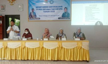 Kecamatan Cikupa Monitoring Dan Evaluasi 10 Program Poko TP PKK Di Desa Talaga Tahun 2023 Kabupaten Tangerang