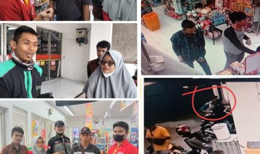 Aksi Pencurian Sepeda Motor di Malam Hari Terekam CCTV