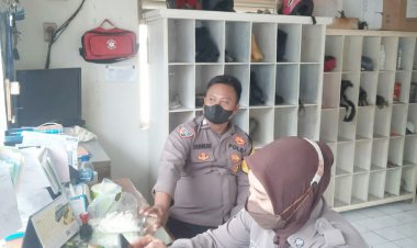 Bripka Suheri Wijaya,SH.Bhabinkamtibmas Desa Talaga Polsek Cikupa Giat DDS Kunjungan Warga Dan Perusahaan