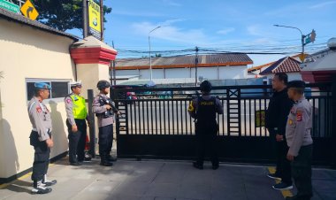 Cegah Kewaspadaan, Polsek Cikupa Polresta Tangerang Polda Banten Melaksanakan Apel Sispam Mako