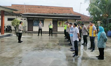 Polsek Cikupa Polresta Tangerang Polda Banten, Giat Apel Pagi Guna Antisipasi Dan Tingkatkan Keamanan