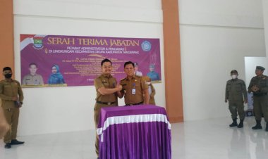 Sertijab Camat Cikupa Berlangsung Lancar