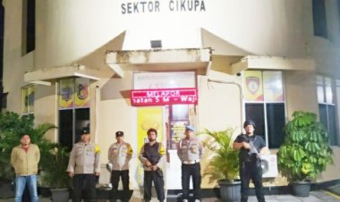 Apel Cipkon, Antisipasi Guantibmas Personil Polsek Cikupa Polresta Tangerang  Polda Banten Cegah Aksi  Balap Liar