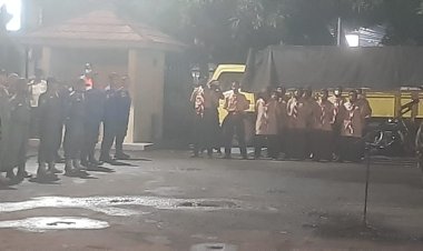 Danramil 05/Blrj Pimpin Pengamanan Persiapan Malam Tahun Baru 202