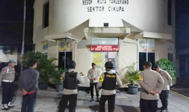 Apel Ops Cipkon Polsek Cikupa Polresta Tangerang, Pimpin Langsung Wakapolsek Cikupa Akp Udiyano