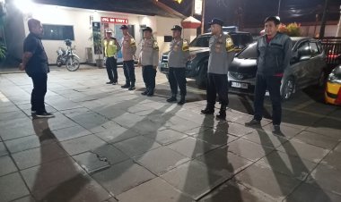 Kanit Reskrim IPDA Fikri Abdul Azis S. Trk. Laksanakan Apel Cipkon Antisipasi Guantibmas Bersama Personil Polsek Cikupa