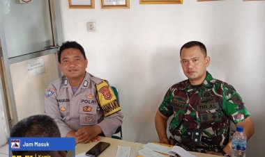 Bhabinkamtibmas Bripka Anwarudin Polsek Cikupa Bersama Babinsa Koramil 04/Ckp Bersinergi Dan Sambang Ke RS Metro Hospital