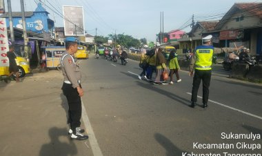 Pengawasan, Pengecekan Personil Strong Point Dipertigaan Kecamatan Lama, Pertigaan Kolumbus ( PT.Cingluh) pelayanan pengaturan lalulintas