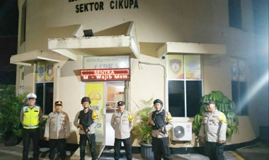 Kegiatan Apel Ops Cipkon Rayon I Di Polsek Cikupa Polresta Tangeran