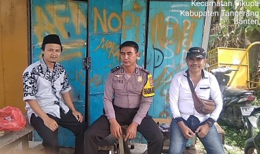 Bhabinkamtibmas Polsek Cikupa Polresta Tangerang, Giatan Sambang Kepada Warga Desa Cibadak Kecamatan Cikupa