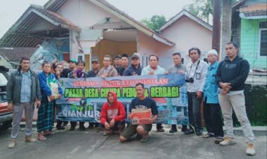 Peduli dan Salurkan Donasi Untuk Korban Gempa Cianjur Jawa Barat Sudah Di Berikan  Oleh Pengelola Pasar Desa Cikupa