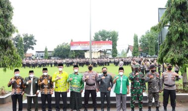 Kodim 0429/Lamtim Kerahkan Personil Apel Gelar Pasukan Persiapan Pengamanan HSN