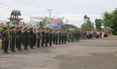 Jadi Irup Peringatan HUT TNI Ke-77, Dandim 0429/Lamtim Bacakan Amanat Panglima TNI