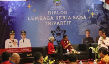Bidhub Industrial Kab. Tangerang Gelar Dialog Lembaga Kerja Sama Tripartit